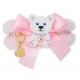 Nounours Chaton Fur Collar Pink Dore/Gold