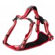 Pettorina in nylon secur-fit triplo aggancio nylon Deluxe reflect