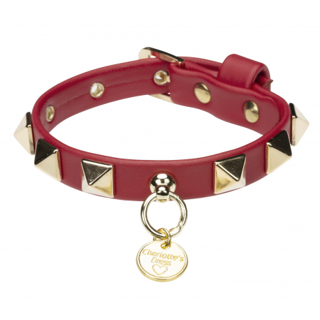 Collare Square rivet 1.2 cm