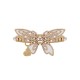Sparkling Butterfly Collar Oro Polar Suede/Gold