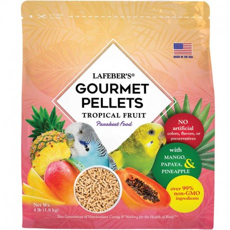 Lafeber Tropical Fruit Gourmet Pellets Parakeet 1,8 kg