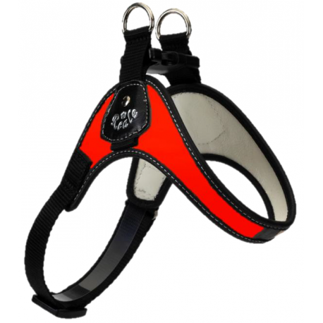 Pettorina V Arancio Fluo personalizzabile