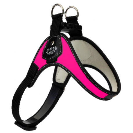 Pettorina V Fucsia Fluo personalizzabile