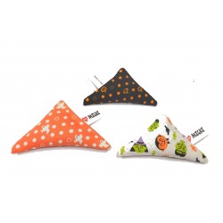 Set di 3 Giochi per gatti triangolino Halloween Catnip Toy Triangle Set of 3