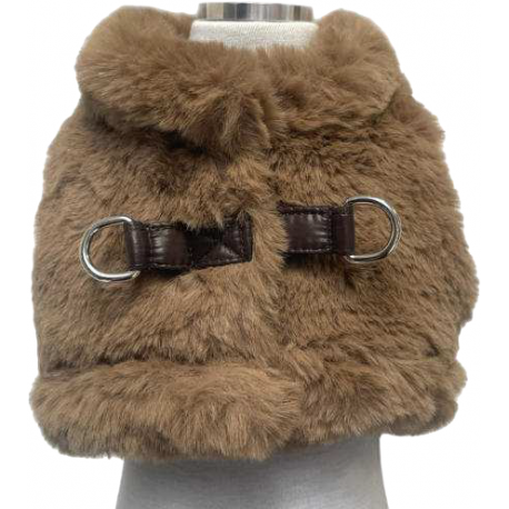 Pettorina Alaska Fur Cacao