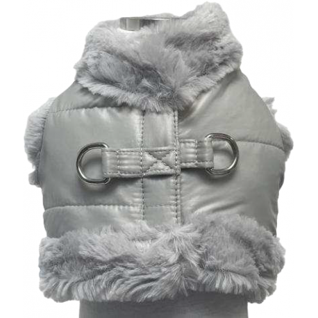 Pettorina Alaska Polar Grigio