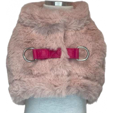 Pettorina Alaska Fur Magenta