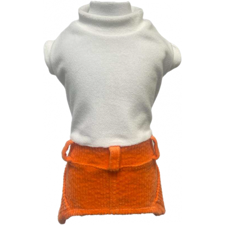 Tutina 4 zampe Parisienne 4Z Arancio