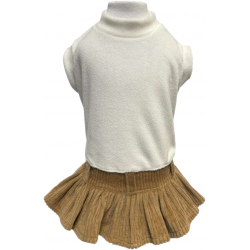 Vestito Parisienne Cammello