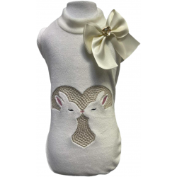 T-shirt Kiss me Bunny Beige