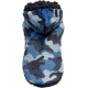 Felpa reversibile Snow Camo Blu
