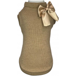 Maglioncino Bow Sweety Cammello