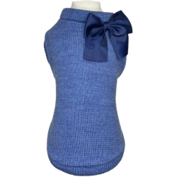 Maglioncino Bow Sweety Blu