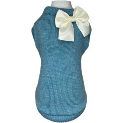 Maglioncino Bow Sweety Azzurro