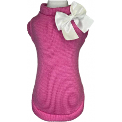 Maglioncino Bow Sweety Fucsia