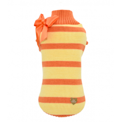 Classic Stripes Cashwool Yellow and Orange Pull