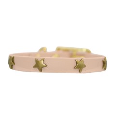 Stars Powder Tan Biothane Collar