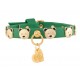 Teddy Studs Collar Flora/Gold