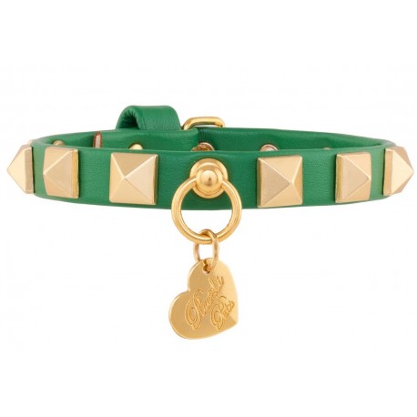 Pyramids Studs Collar Flora/Gold