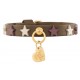 Stars Studs Collar Military/Gold