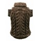 Angora Cable Knit Brown