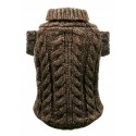 Angora Cable Knit Brown