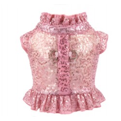 Harness Paillettes Rosa
