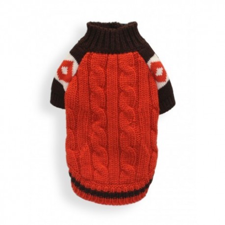 Ski Lodge Sweater Orange