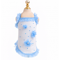 Canotta Élise azzurra