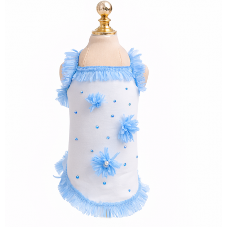 Canotta Élise azzurra