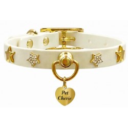 Collare Shining Stars White