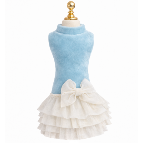 Dress Bijou Couture Azzurro Polvere
