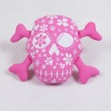 Dogue gioco toy Skull Pink/White