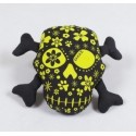 Dogue gioco toy Skull Black/Lime