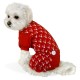 Reindeer Print PJ Red