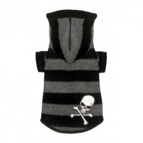 Super Soft Grey Stripe Skull