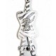 Zebra Bone Silver Charm Step in Harness