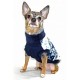 Navy Snowflake Fleece Vest