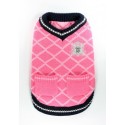 Royal Crest Sweater Vest Pink