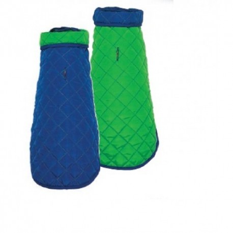 DIAMOND QUILTED COAT Royal/Kelly