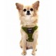 OLIVE FUR SKULL HARNESS 