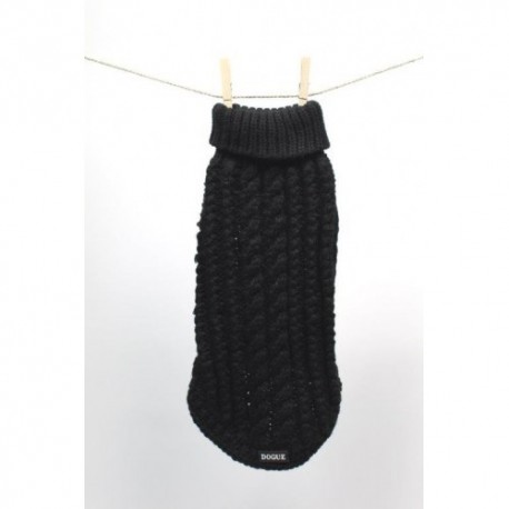 Dogue Maglioncino Cable Knit Sweater Black
