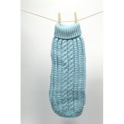 Dogue Maglioncino Cable Knit Sweater Blue