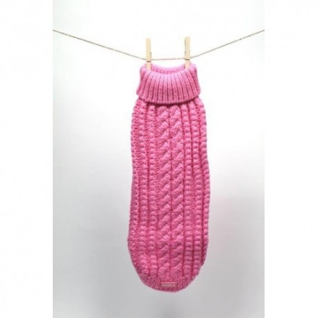 Dogue Maglioncino Cable Knit Sweater Pink