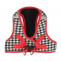 Houndstooth Black EZ Reflective Harness Vest