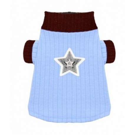 Blue Star Turtleneck