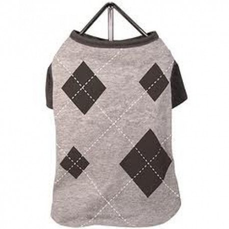 Argyle Tee Gray