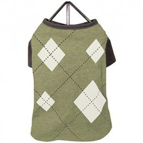 Argyle Tee Green