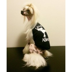 T-Shirt Chinese Crested personalizzabile
