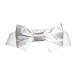  Shirt Collar Silver Satin